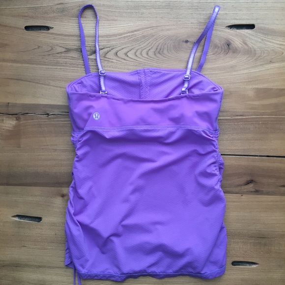 Lululemon Power Purple Tank Top Adjustable Straps - Picture 3 of 10